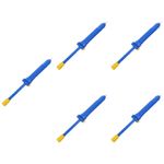 5Pcs Manual Desoldering Pump Solder Sucker Tool Durable Plastic Blue