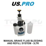 US PRO Tools Manual Brake Fluid Bleeding and Refill System 3L 6246
