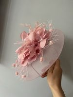 John Lewis Rose Pink Fascinator Headband Wedding Races