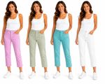 Ladies  Ex M&Co Cropped Jeans Regular & Petite Length Stretch Denim RRP £32