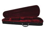 Ferris 4/4 Violin Case Black Canvas with Red Velvet Interior & Backpack Straps