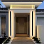2x 100cm LED Wall Light Sconce Waterproof Outdoor Lamp Exterior Light Long Strip