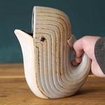 Ceramic Whale Jug with Handle Kitchen Crockery Table Decorative Fish Shaped Jug