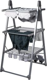 Abode AECRD2002 Heated Electric Clothes Dryer 3 Tier Shoe Rails Silver