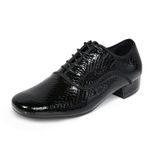 Men Ballroom Dance Shoes Leather Latin Waltz Tango Soft Outsole Low Heel New