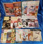 Knitting, Crochet Patterns, Needlecraft  22 x Magazines and books bundle. 