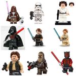 Custom Lego Star Wars Hero Toy Mini Figures Han Solo Luke Anakin Skywalker Leia