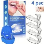4X Mouth Guard Teeth Grinding Guard Dental Night Guard Custom Fit for Bruxism