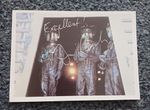 DOCTOR WHO DAVID BANKS signed Cybermen Silver Nemesis Postcard Picture