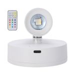 Rechargeable LED Spotlight With Timing Remote Control Multi-color Ambient Light