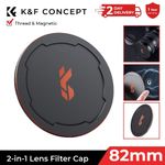 K&F CONCEPT Lens Filter Cap Thread&Magnetic 2-in-1 for K&F Magnetic filter