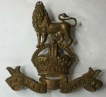 WW1 & Later Royal Marine Pouch Valise Badge Brass 85 x 78 mm 3 lugs 