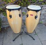 Pair Of Large Conga Drums With Stand - Ideal For Ska/Two Tone Musician