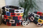 Gaucho Polo Argentina Dog Collar Leather Embroidery Genuine Handmade UK