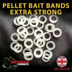 PELLET BANDS BAIT BANDS TO FIT BAITS FROM 4mm to 20mm - 100 to 1000 BANDS