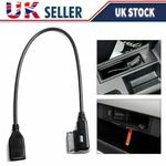 USB AUX Cable Music MDI MMI AMI to USB Female Audio AUX Adapter FITS Audi VW