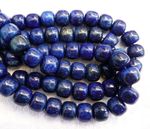 ukcheapest-15.5''high quality lapis rondelle drum  beads 12x10mm gemstone blue