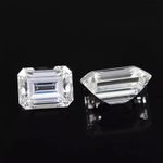 0.5-30Ct D/VVS1 Emerald Cut Loose Moissanite Diamond Real Gem Stone Pass Tester