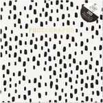 Black & White Spot Spotty Holiday Photo Album Holds 200 4" x 6" Photographs 7546