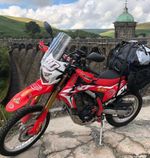 Windscreen for Honda CRF300L/250L 41 cm Clear 2012-2024