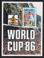 Nevis - 1986 - $2 World Cup Mexico '86, Denmark Mini-Sheet