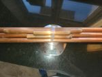 1.85 Kg of Scrap 28mm Copper Tube / Pipe & Arts, Crafts Smelting etc Joblot