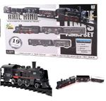 Kid Playset Classic Train Set Game Light Sound Durable Safe Exciting Train Track