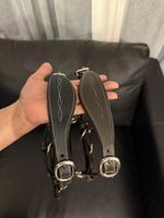 Headcollar Mini Mini Shetland Anatomical Leather top Quality in Black and Havana