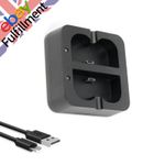 New Dual Battery Charger USB Charging Dock For Ring Rechargeable Doorbell V4