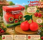 (NEW) Craze Fun Soft Mart Jumbo XL Cherries Squishy Scented Viral Toy 🍒 
