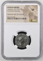 NGC VF Aurelian AD270 -275 Aurelianianus / Antoninianus NGC Ancients Certified