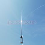 Thunderpole 5/8 Wave | CB Radio Aerial AM/FM/SSB Silver Rod Type Base Antenna
