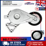 V-Ribbed Belt Tensioner Pulley For VW Golf Mk4 Passat Bora 1.9 TDI 038903315AE