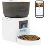 PawHut Automatic 4L Cat Feeder with Camera, 2.4G WiFi, Smart APP Control