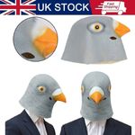 Pigeon Head Mask Creepy Animal Halloween Costume Theater Props Latex Party Toy