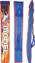 MODEL Cricket Bat Cover Bag Full Length - Blue Foam Padded Back & Front