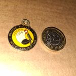 RB77"1976  WESTERN SUBURBS NEWCASTLE (MEMBER)ENAMEL BADGE AUSTRALIA RUGBY LEAGUE