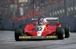 A3 A4 Photo Signed By Gilles Villeneuve Ferrari Grand Prix F1 Legend (2)