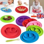 Silicone Baby Feeding Snack Mat Toddler Placemat Kids Suction Plate Food Tray