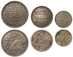 EIC, Bombay Presidency, silver Rupee, Half-Rupee and Quarter-Rupee, 1832-5 machi