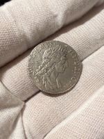 1697 William III Silver Shilling EF High Grade S.3497 Early Milled Coin
