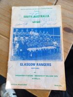1975 South Australia v Rangers Multi Autographed 16/9/1975 (Friendly) (16)