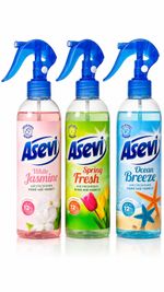 Asevi spanish Freshener MIX Fragrances 3 x 400ml free 48 Rm tracked