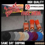 4 Way Stretch Faux Suede Car vw Camper Van Foam Backed carpet Headlining Trimfix