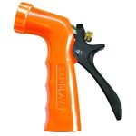 Sani-Lav N2 Pistol Grip Water Spray Nozzle, 3/4 In Fght, 100 Psi, 6.5 Gpm, 5 In