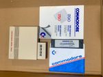 Vintage Commodore 1750 RAM Expansion Module Manual Demo Disk Untested