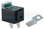 12v Volt 30A Amp 4 Pin Make Break Fused Mini Relay With Bracket