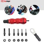 Professional Electric Drill Tool Rivet Rivnut Nut Gun Adapter Insert Tool M3-M6