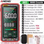 Digital Multimeter 6000 Counts ANENG 683 Smart Voltage Tester Resistance Meter