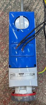 Vertical Fixed Socket - 63amp, 380-415v, 3P+N+E Gewiss GW66532